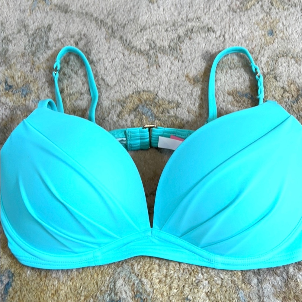 Victoria’s Secret,34D,Swimwear Top, Gorgeous Aqua Color! Never Been Worn